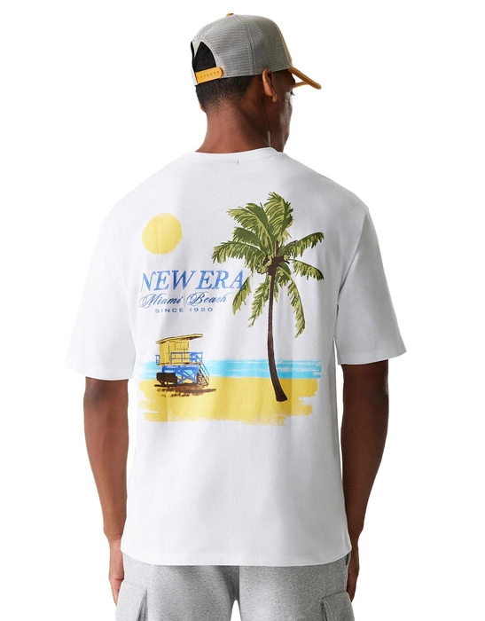 Koszulka New Era Miami Beach NE Vacation Graphic