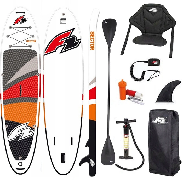 Deska SUP pompowany paddleboard z wiosłem F2 Sector 12'2" 372 cm