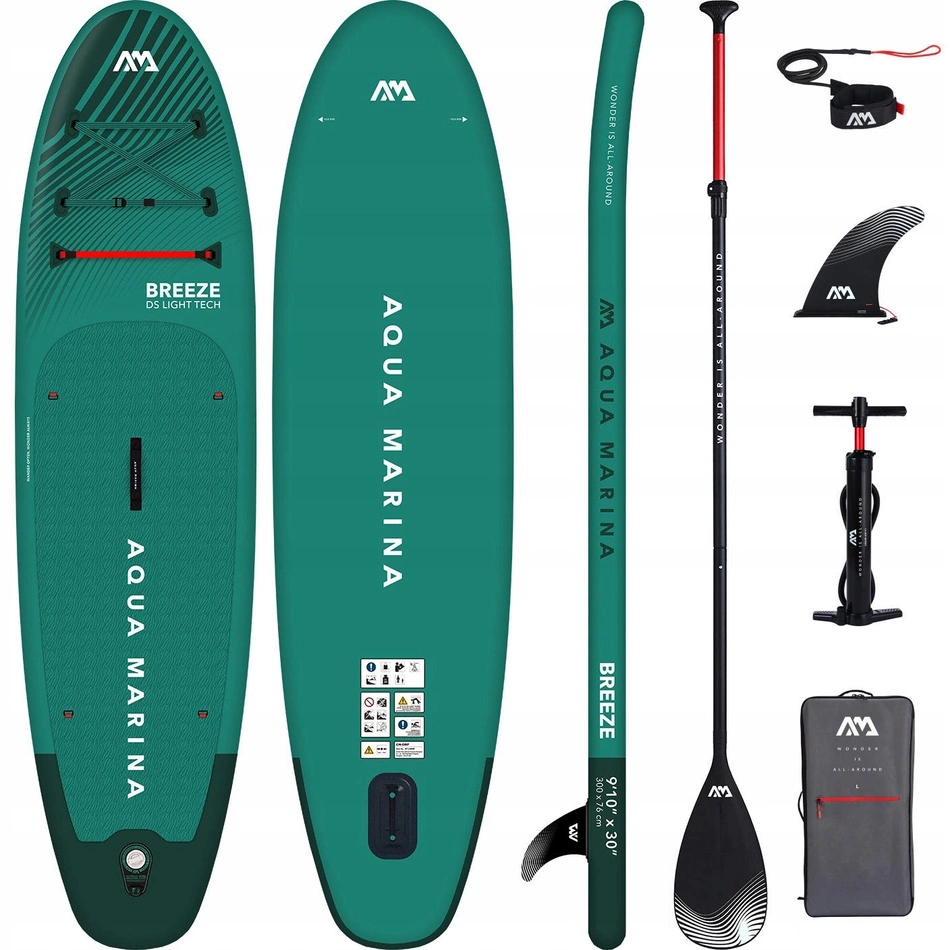 Deska SUP pompowany paddleboard z wiosłem Aqua Marina Breeze 9'10 Silver Tree