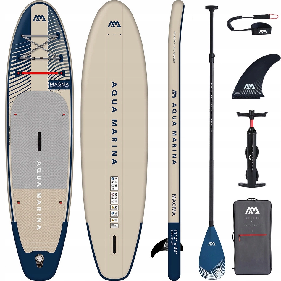 Deska SUP pompowany paddleboard z wiosłem Aqua Marina Magma 11'2" 340 cm