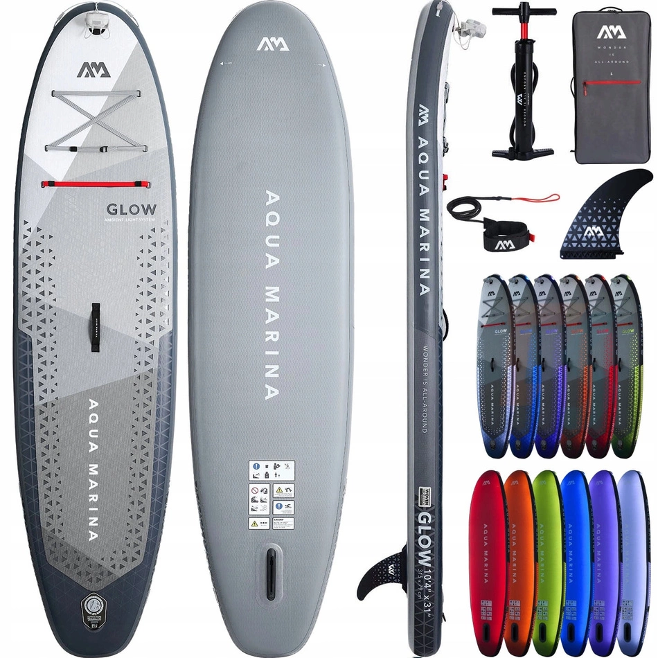 Deska SUP pompowany paddleboard z oświetleniem LED Aqua Marina Glow 10'4" 315 cm
