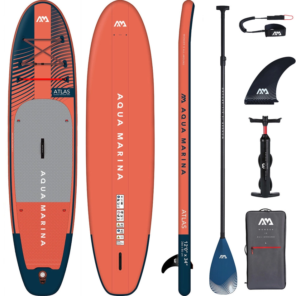 Deska SUP pompowany paddleboard z wiosłem Aqua Marina Atlas 12' 366 cm