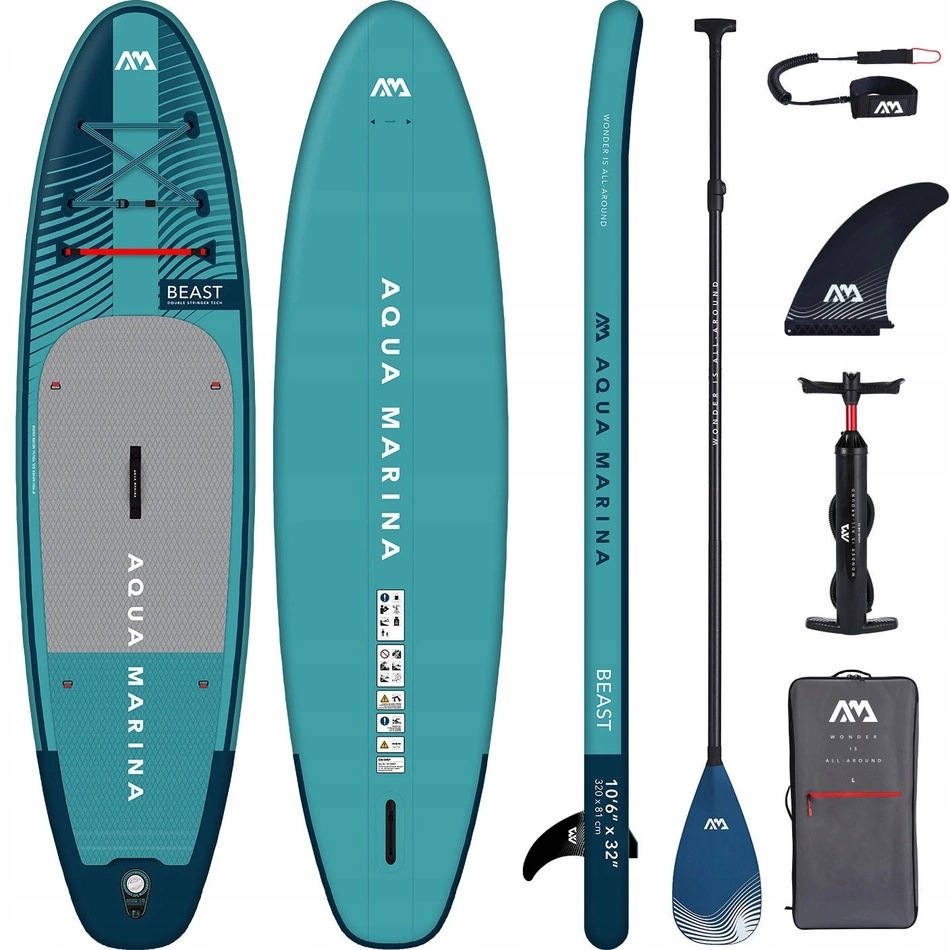 Deska SUP pompowany paddleboard z wiosłem Aqua Marina Beast 10'6" 320 cm