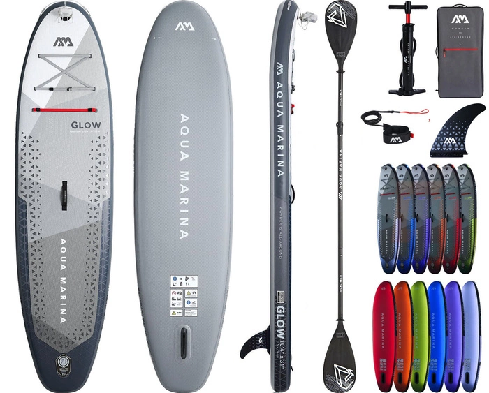 Deska SUP z oświetleniem LED Aqua Marina Glow 10'4" (315 cm) + Dual-Tech