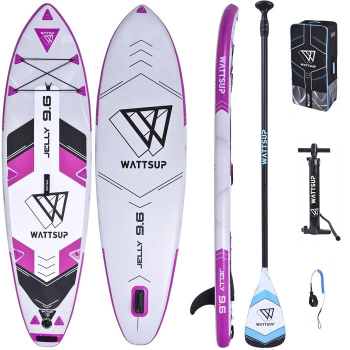 Deska SUP pompowany paddleboard z wiosłem Wattsup Jelly 9'6