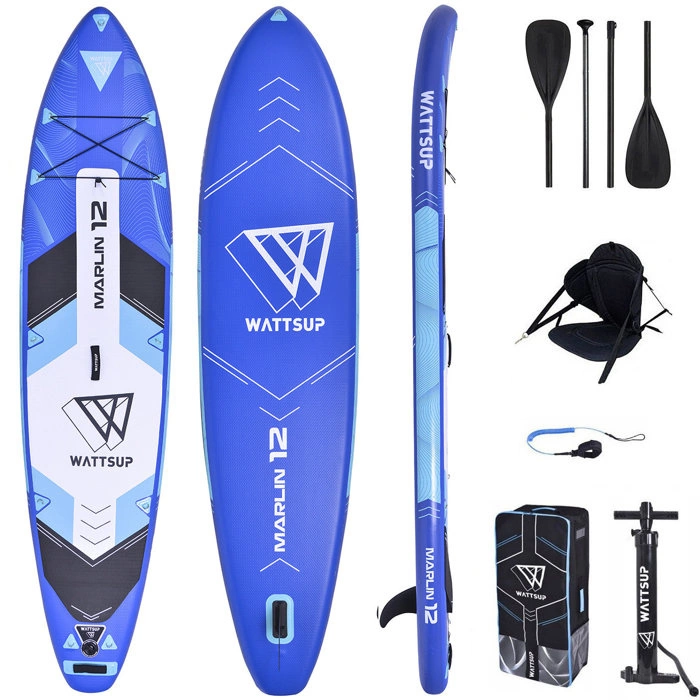 Deska SUP pompowany paddleboard z wiosłem Wattsup Marlin 12'0 Combo