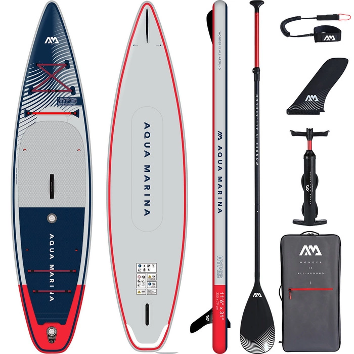 Deska SUP Aqua Marina Hyper 11'6" (350 cm) + Wiosło Sports III