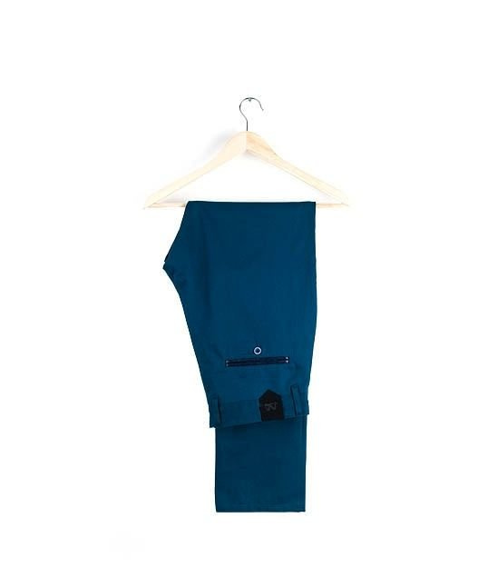 Spodnie Chinos Turbokolor Slim-fit Ocean Blue